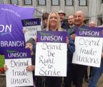 Protest Against Tory Government Trade Union Bill